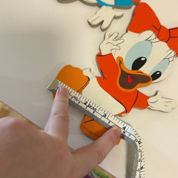 Vintage Walt Disney Wall Decor Characters 1984 Nursery Playroom Cute - Picture 13 of 13